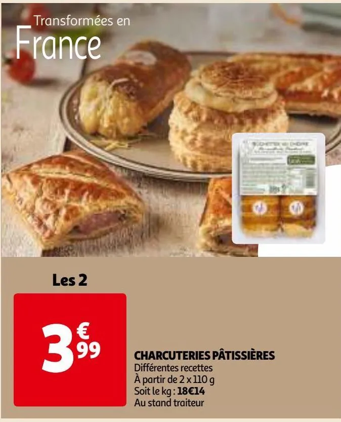 charcuteries pâtissières