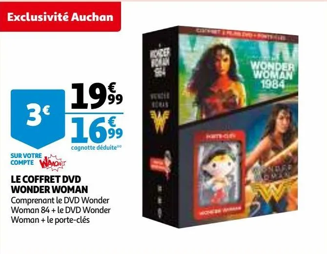 le coffret dvd wonder woman