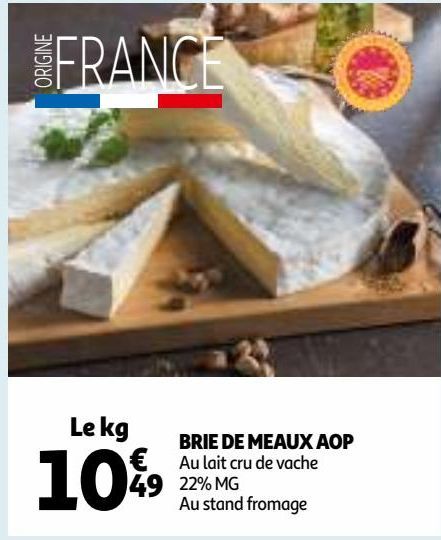 BRIE DE MEAUX AOP