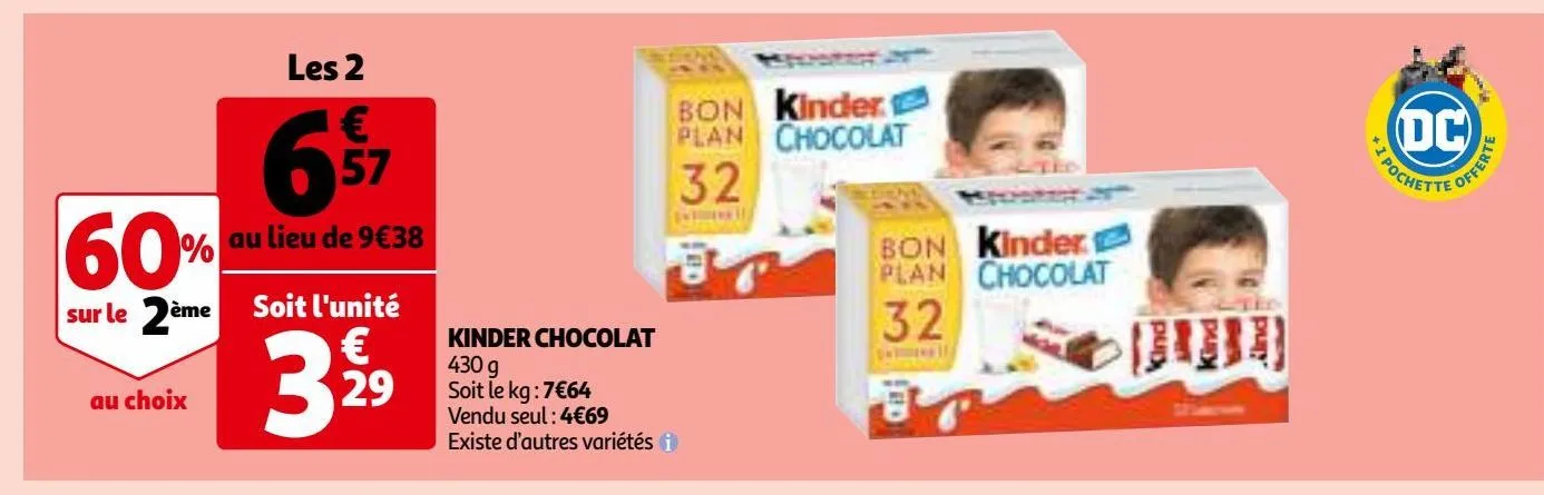 kinder chocolat