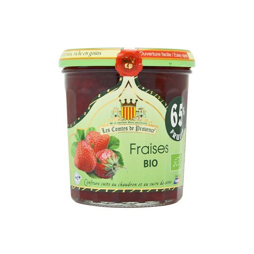 CONFITURE BIO FRAISE LES COMTES DE PROVENCE