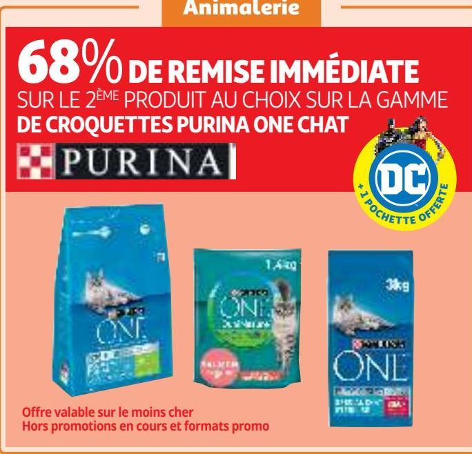 CROQUETTES PURINA ONE CHAT