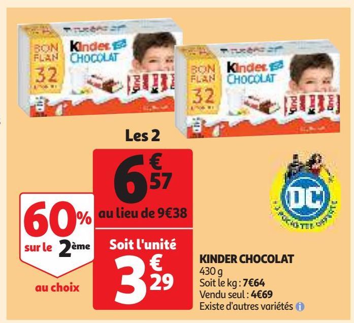 KINDER CHOCOLAT