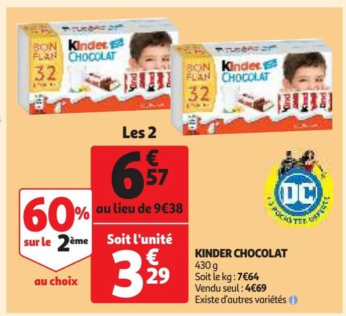 kinder chocolat