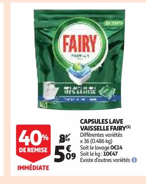 CAPSULES LAVE VAISSELLE FAIRY(1)