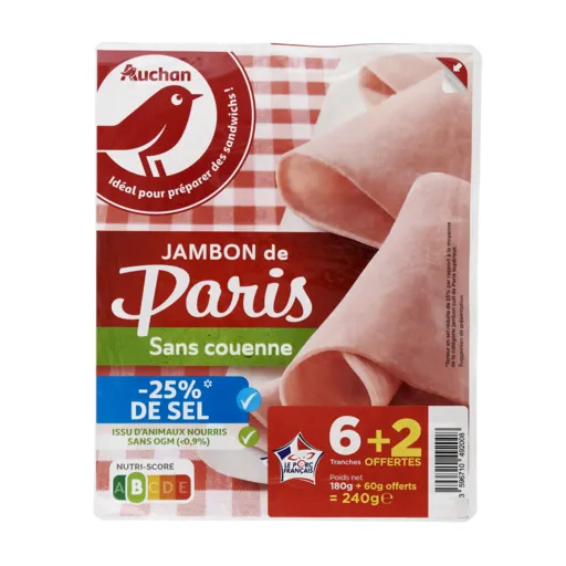 jambon de paris auchan