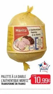 moritz  palette à la diable  l'authentique moritz 10,99€  paletle  zimb  leke  se ponc prancabe 