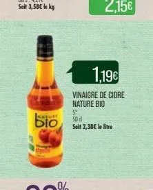 vinaigre de cidre 