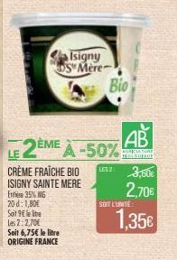 crème fraîche Isigny Sainte Mére