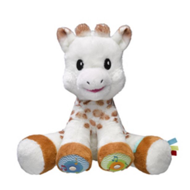 Peluche Sophie la girafe touch and music offre à 24,99€
