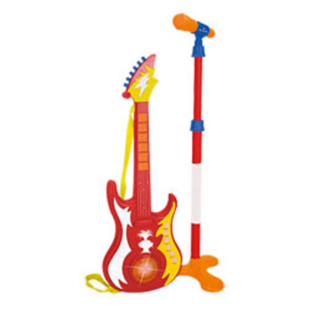 Guitare avec micro sur pied offre à 30,09€ sur King Jouet