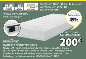 matelas à ressorts 