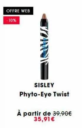 offre web  -10%  sisley phyto-eye twist  à partir de 39,90€ 35,91 €  
