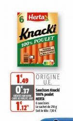 poulet Knacki