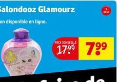 Salondooz Glamourz  Non disponible en ligne.  PRIX CONSEILLE  ang+ 