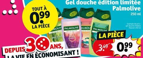 gel douche Palmolive