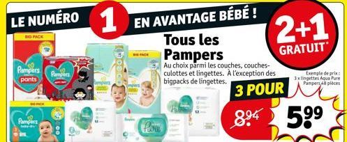 lingettes Pampers