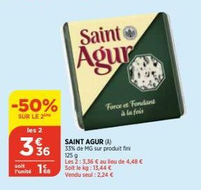 fondant Saint Agur