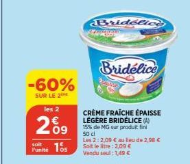 crème fraîche Bridélice