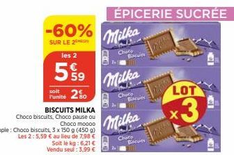 biscuits Milka