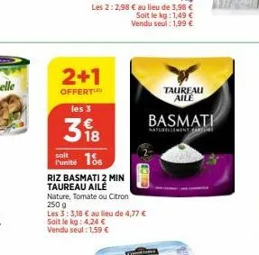 riz basmati taureau ailé