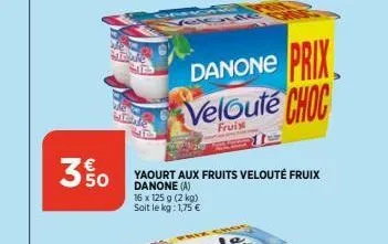 yaourt aux fruits danone