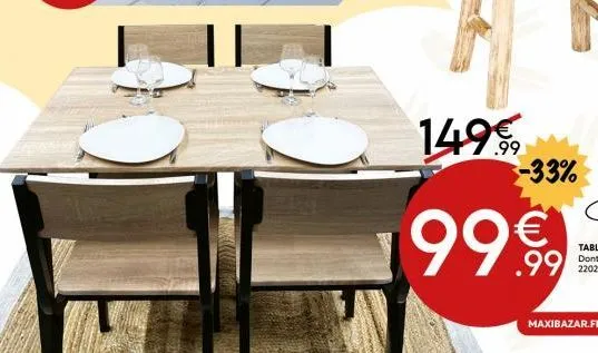 149€  99€99  -33% 