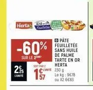 pâte feuilletée herta