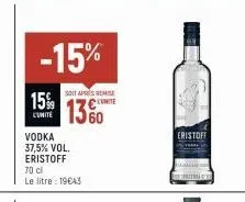 vodka eristoff