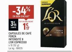 capsules de café 