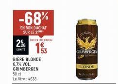 bière blonde Grimbergen