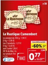 camembert Le rustique