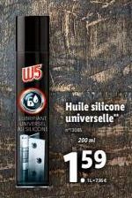 W15  60  SINANT UNIVERSEL AUSILICONE  Huile silicone universelle"  13005  200 ml  7.59  16-76€  