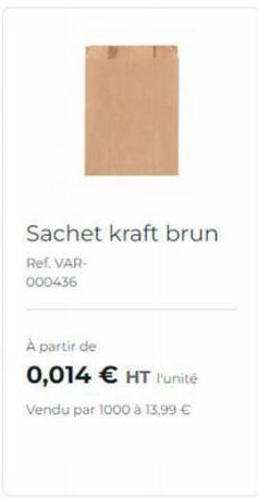 sachet Kraft