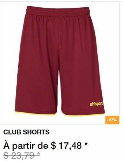 shorts Uhlsport