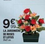 96  632  LA JARDINIÈRE DE ROSES ET LOTUS 3907 on 