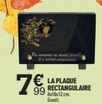 LA PLAQUE RECTANGULAIRE 