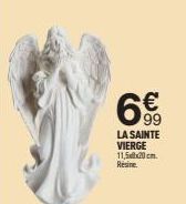 6€  LA SAINTE VIERGE 11,5x20cm. Resine. 