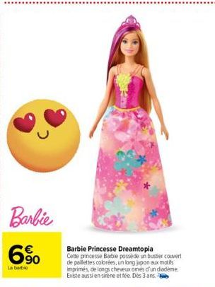 Barbie princesse Barbie