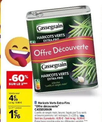 haricots verts cassegrain