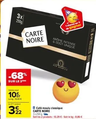 café moulu carte noire