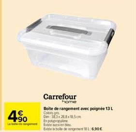 Boîte de rangement Carrefour