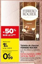 lait Ferrero Rocher