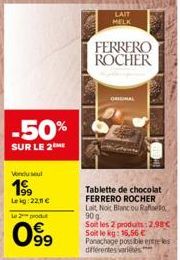 lait Ferrero Rocher