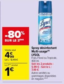 spray désinfectant 