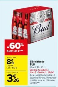 bière blonde Budweiser