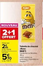 cacahuètes m&m's