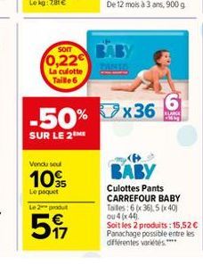 culotte Carrefour