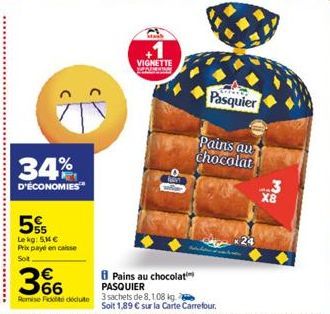 pains au chocolat Pasquier