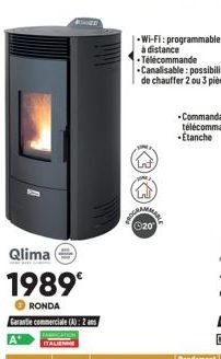 Qlima  1989€  ⒸRONDA  Garantie commerciale (A): 2 ans  A  nome,  20 